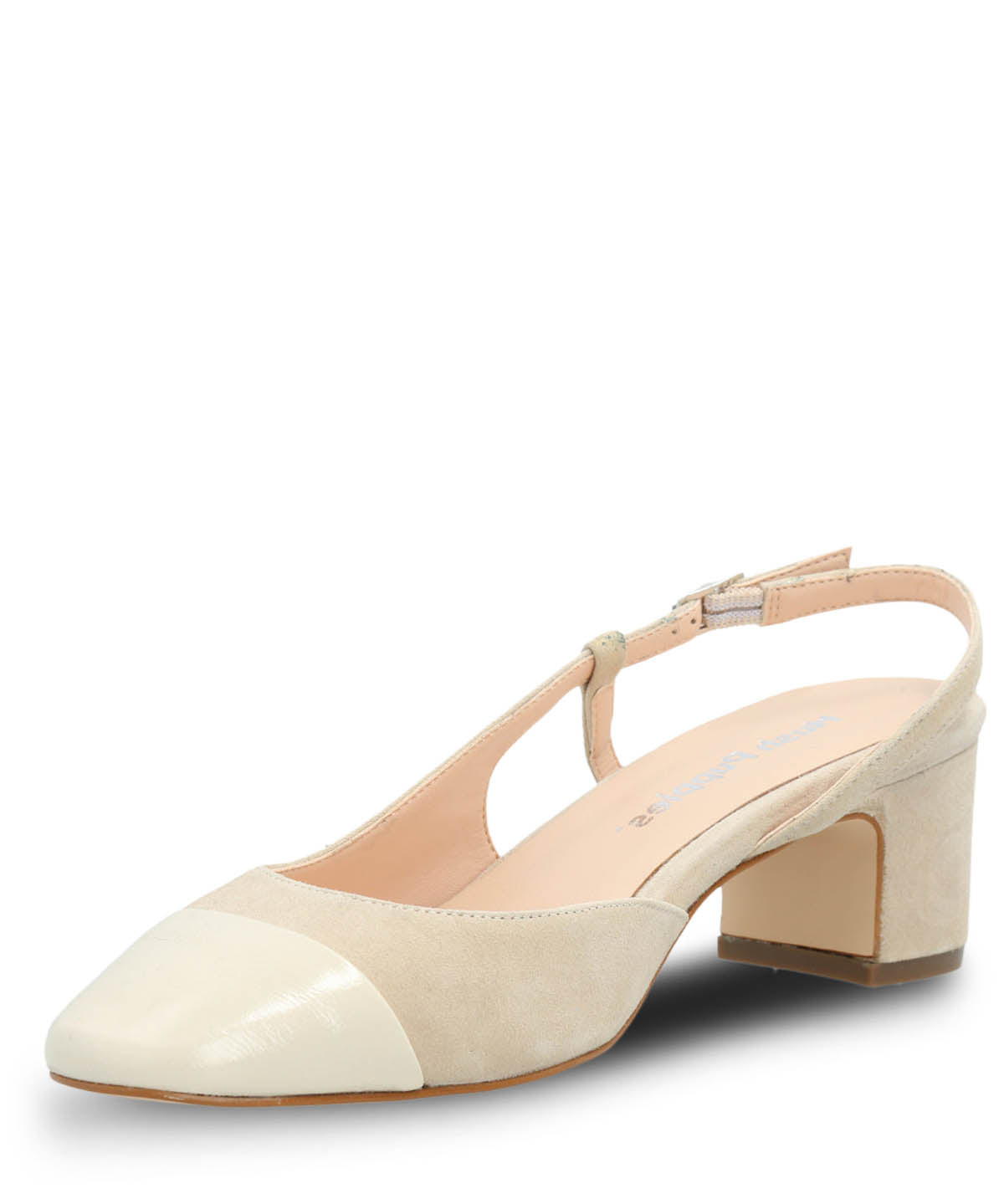 Zapato Vestir Mujer Cuero Paty Beige Hush Puppies