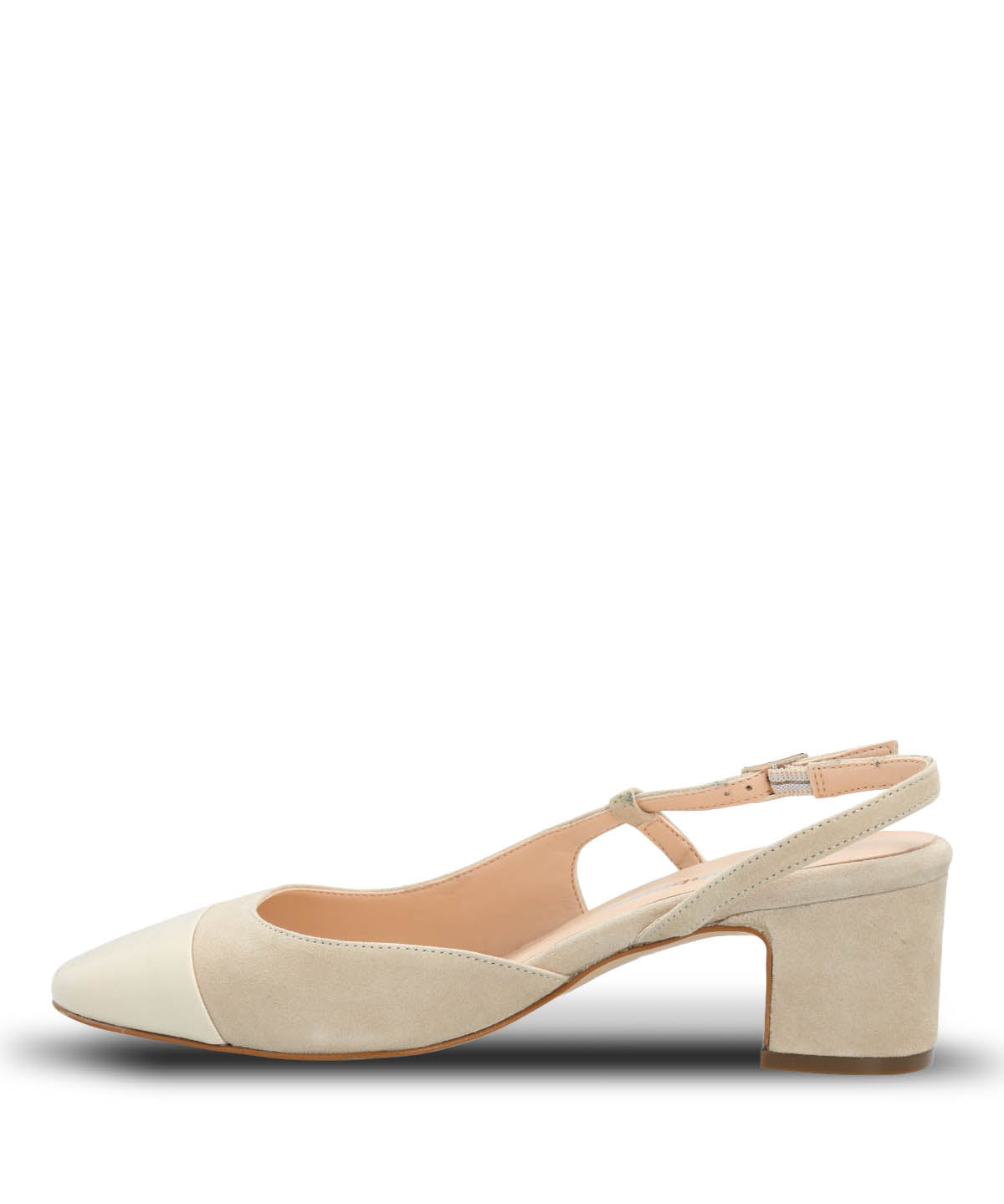 Zapato Vestir Mujer Cuero Paty Beige Hush Puppies
