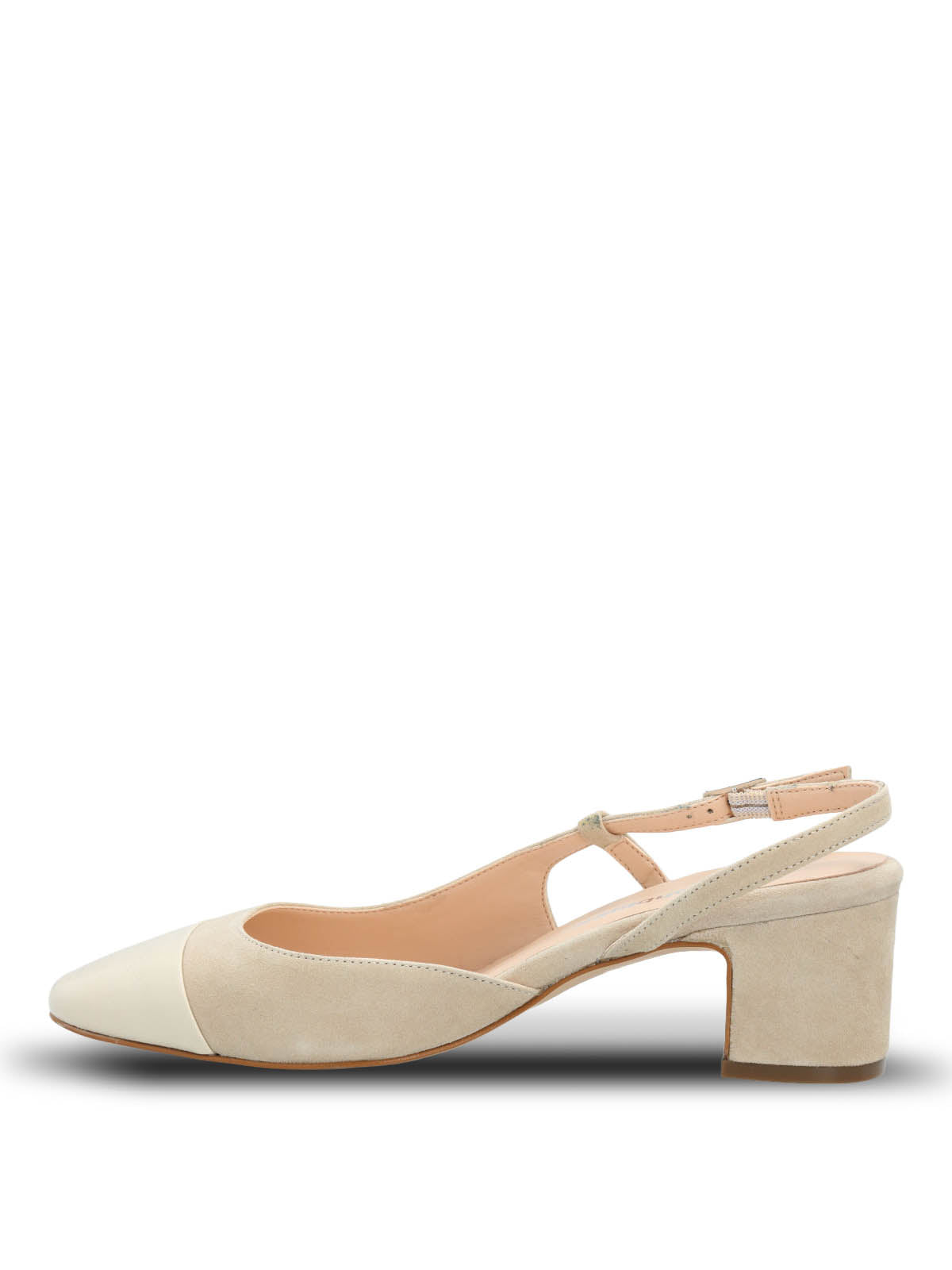 Zapato Vestir Mujer Cuero Paty Beige Hush Puppies
