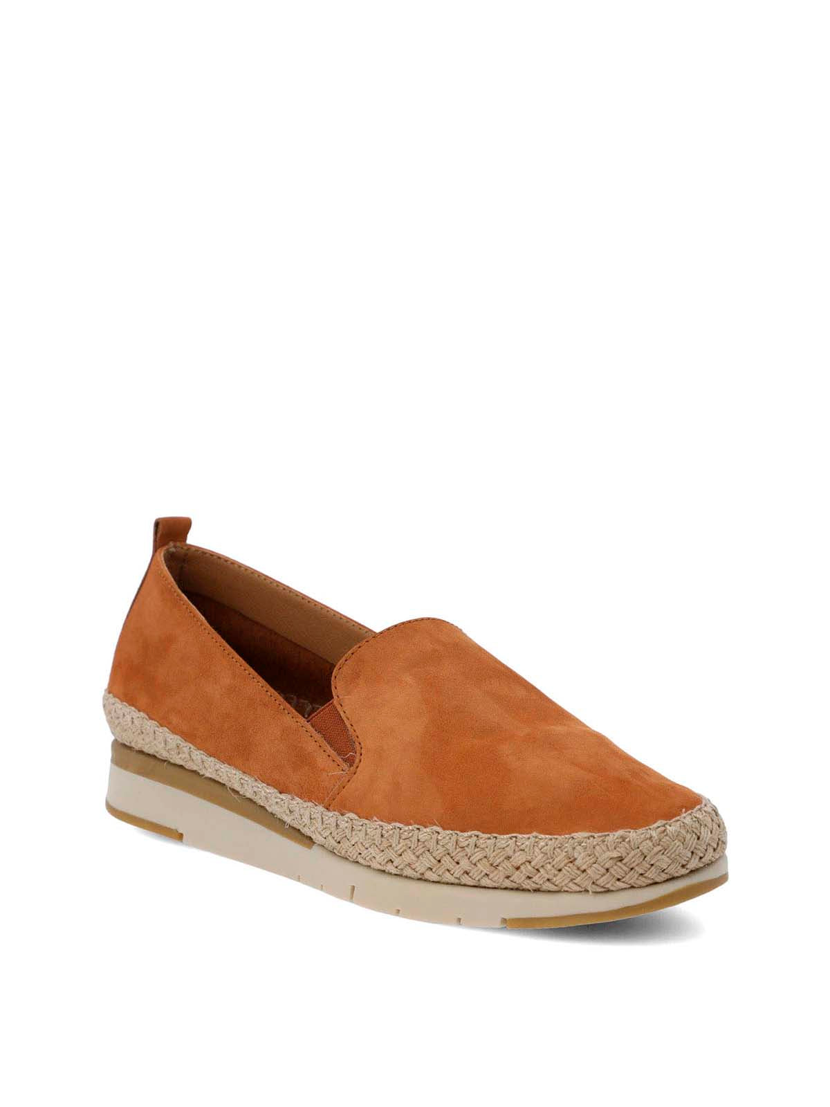 Alpargata Cuero Mujer Rope Café Hush Puppies