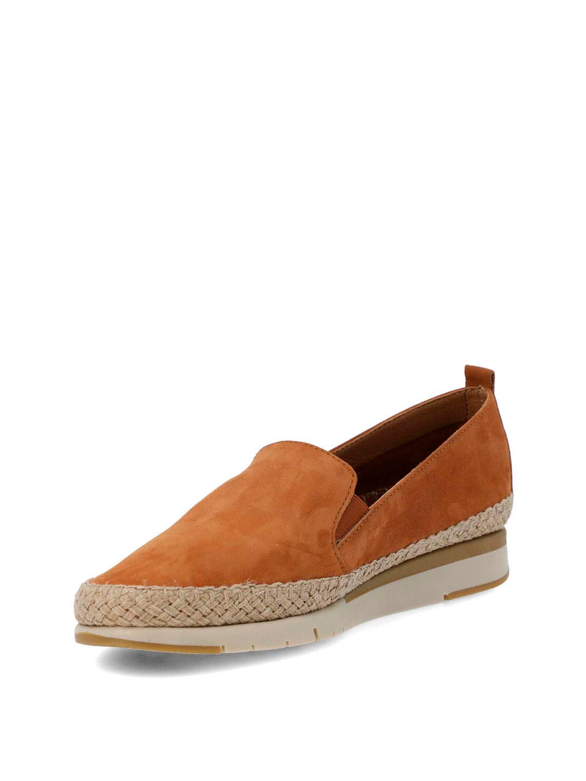 Alpargata Cuero Mujer Rope Café Hush Puppies