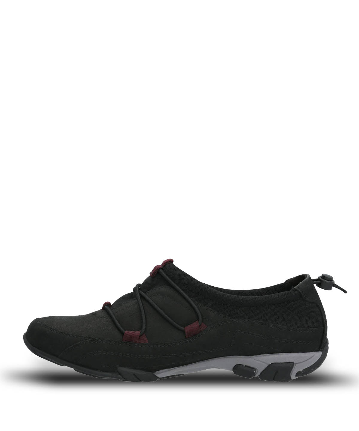 Zapatilla Cuero Mujer Coil Negra Hush Puppies