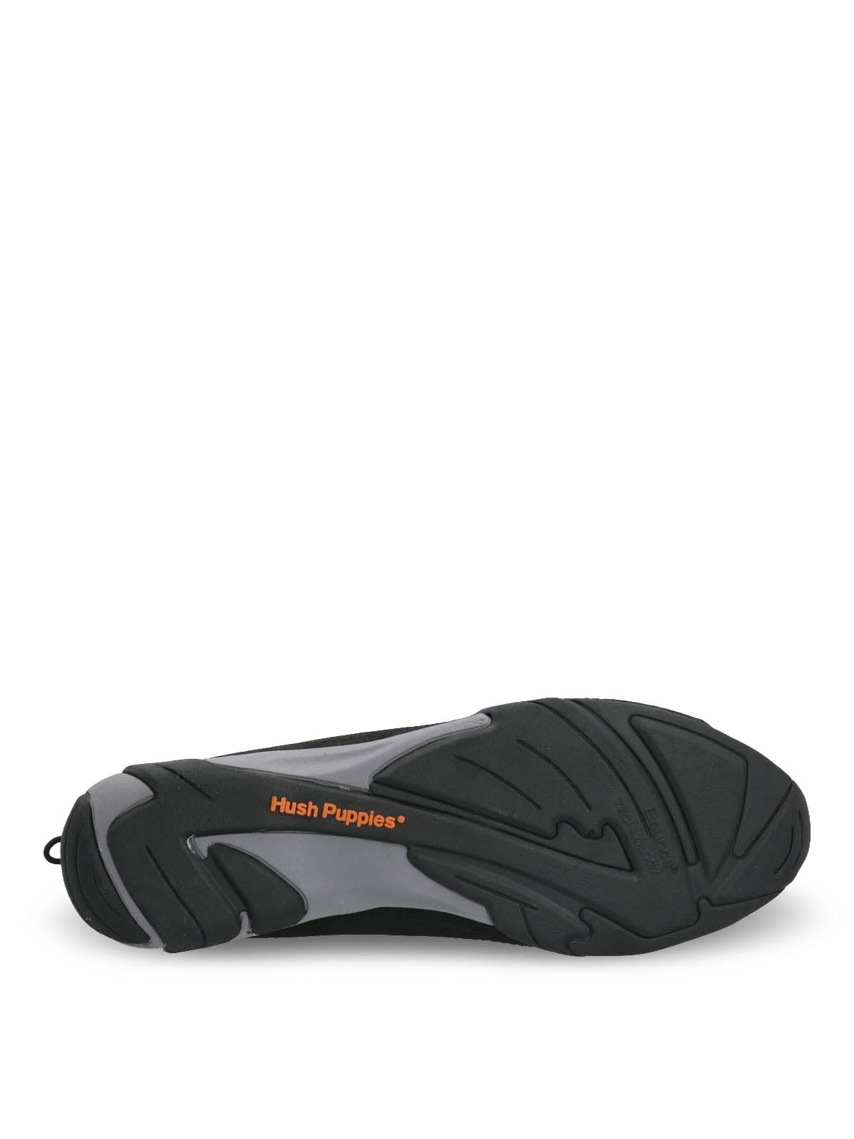 Zapatilla Cuero Mujer Coil Negra Hush Puppies