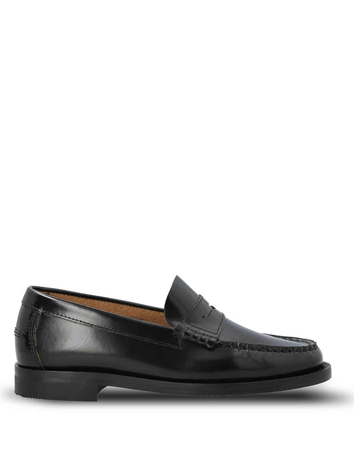 Mocasin Mujer Italiano Cuero Madrini Negro