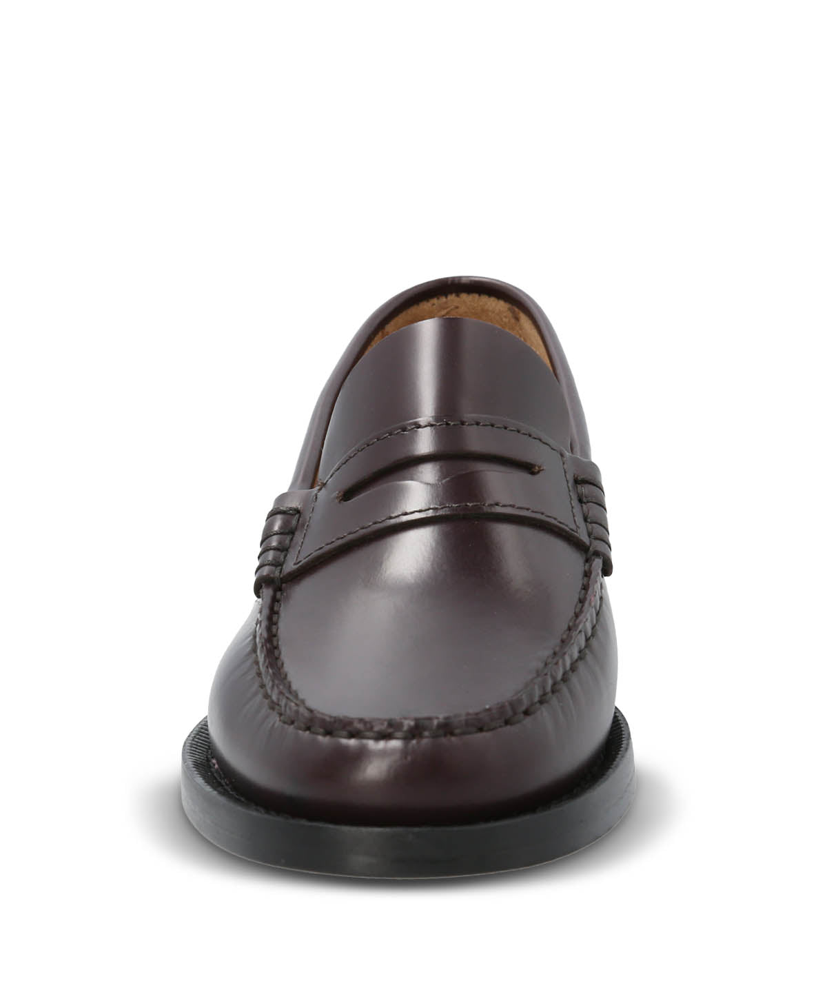 Mocasin Mujer Italiano Cuero Madrini Burdeo