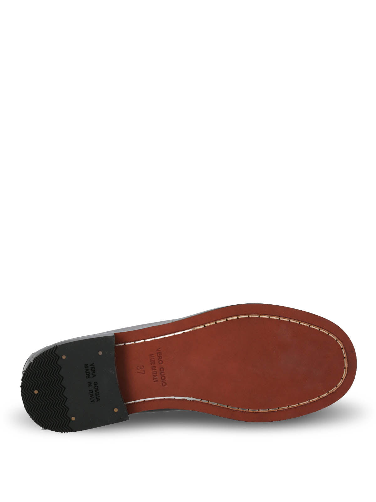 Mocasin Mujer Italiano Cuero Madrini Burdeo