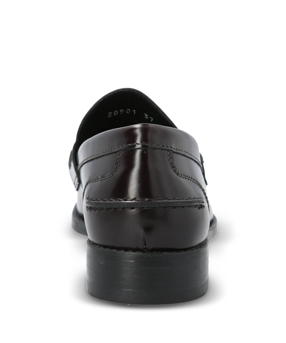 Mocasin Mujer Italiano Cuero Rozato Burdeo