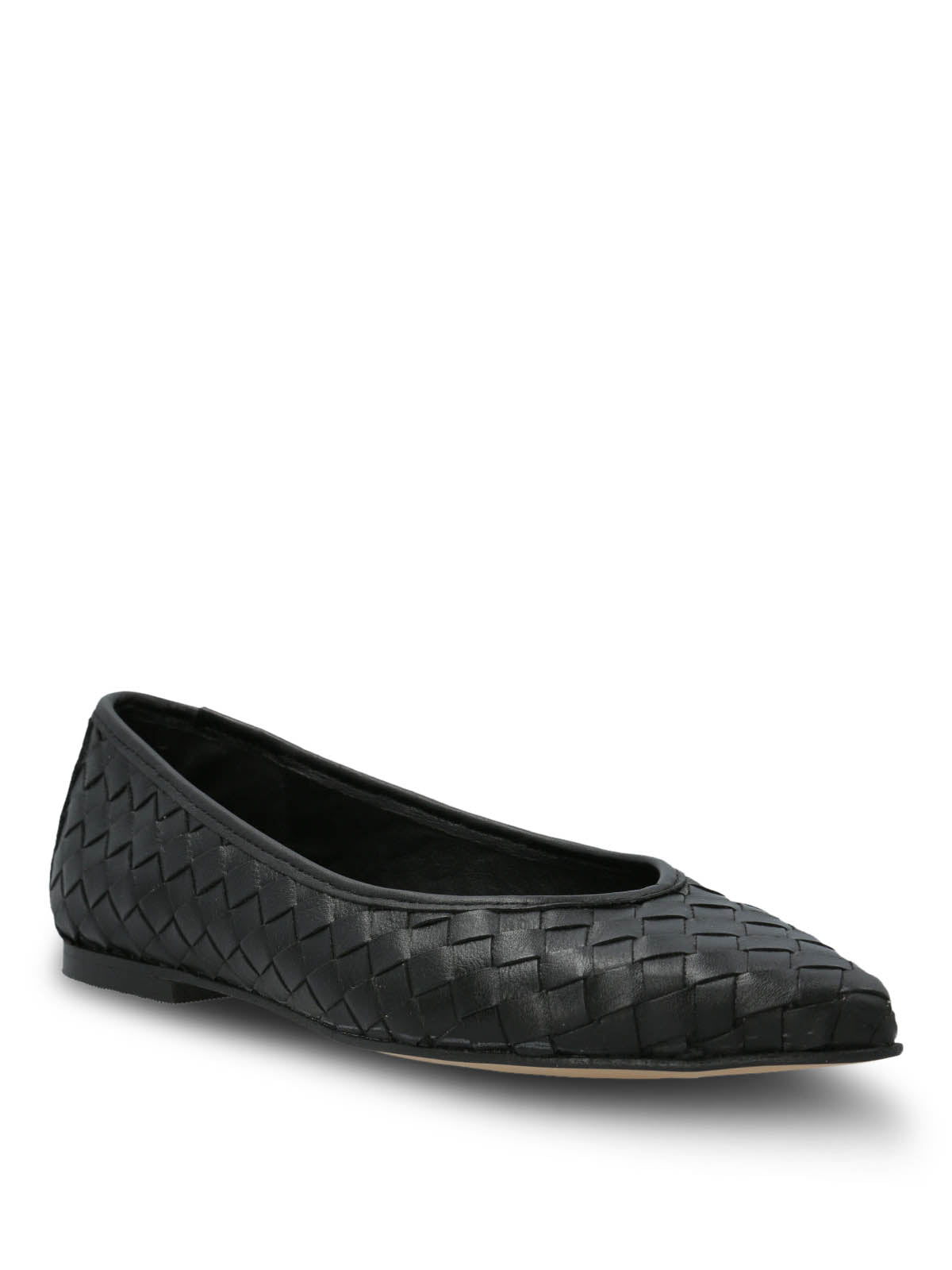 Ballerina Cuero Mujer Fabiola Negro Hush Puppies | Hush Puppies