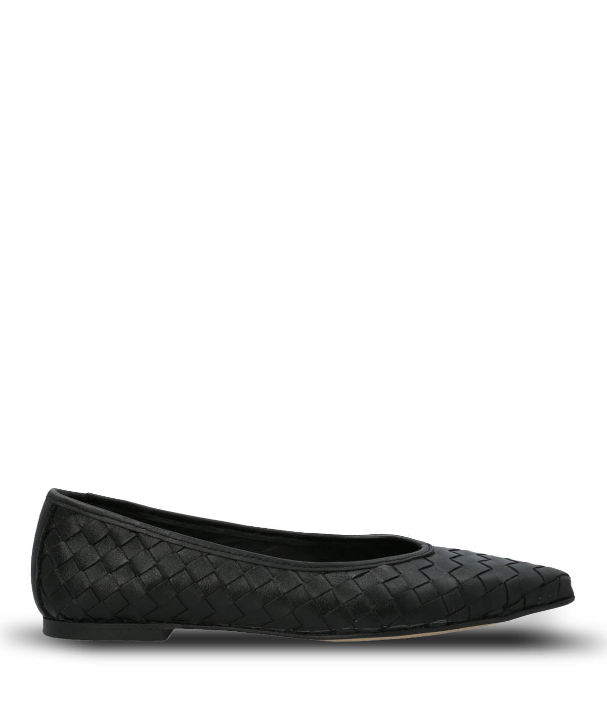 Ballerina Cuero Mujer Fabiola Negro Hush Puppies | Hush Puppies