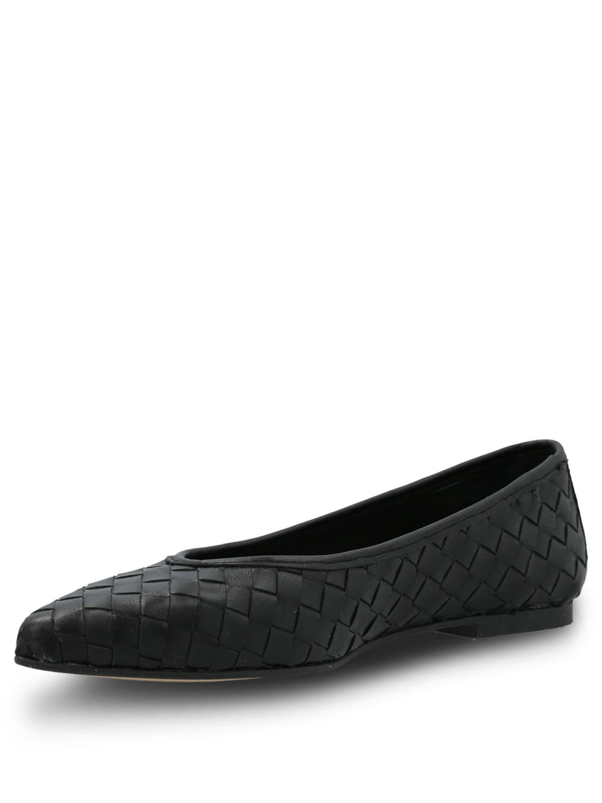 Ballerina Cuero Mujer Fabiola Negro Hush Puppies | Hush Puppies