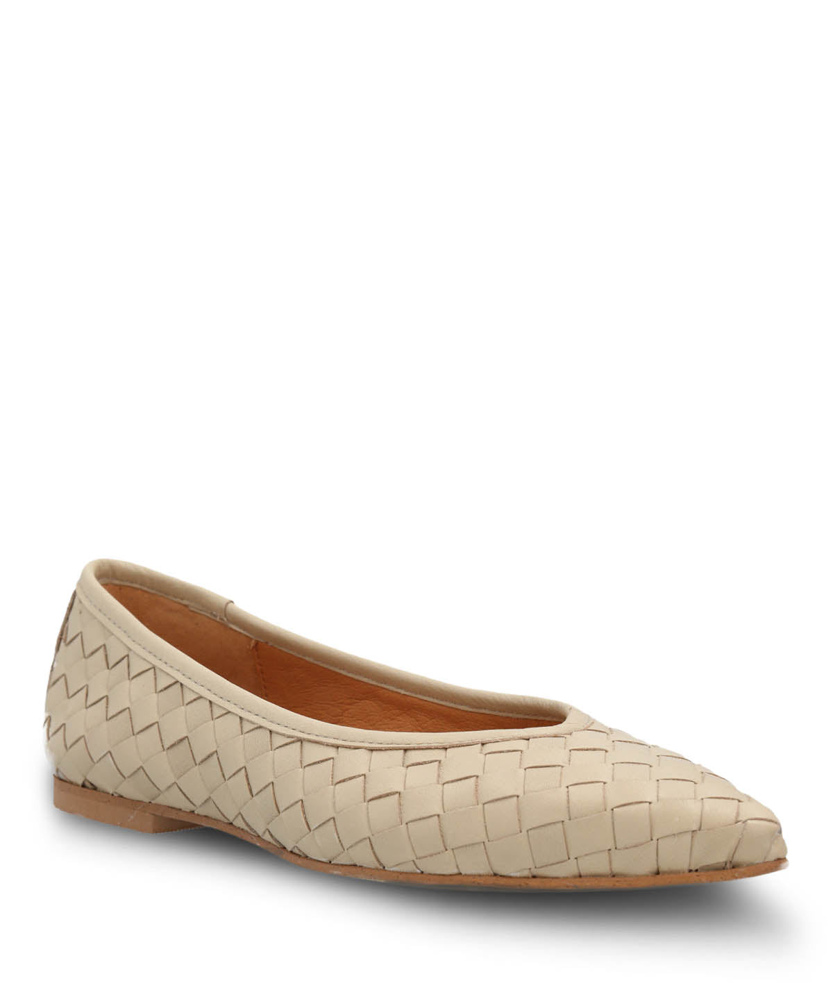 Ballerina Cuero Mujer Fabiola Beige Hush Puppies