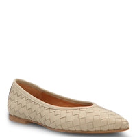 Ballerina Cuero Mujer Fabiola Beige Hush Puppies