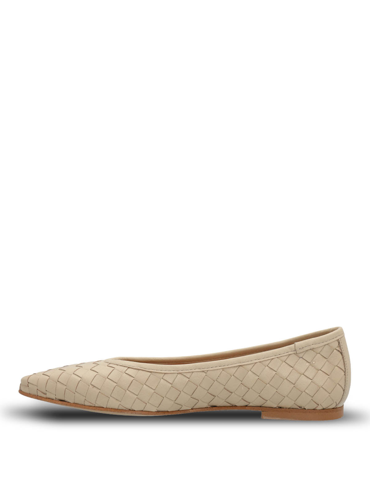 Ballerina Cuero Mujer Fabiola Beige Hush Puppies