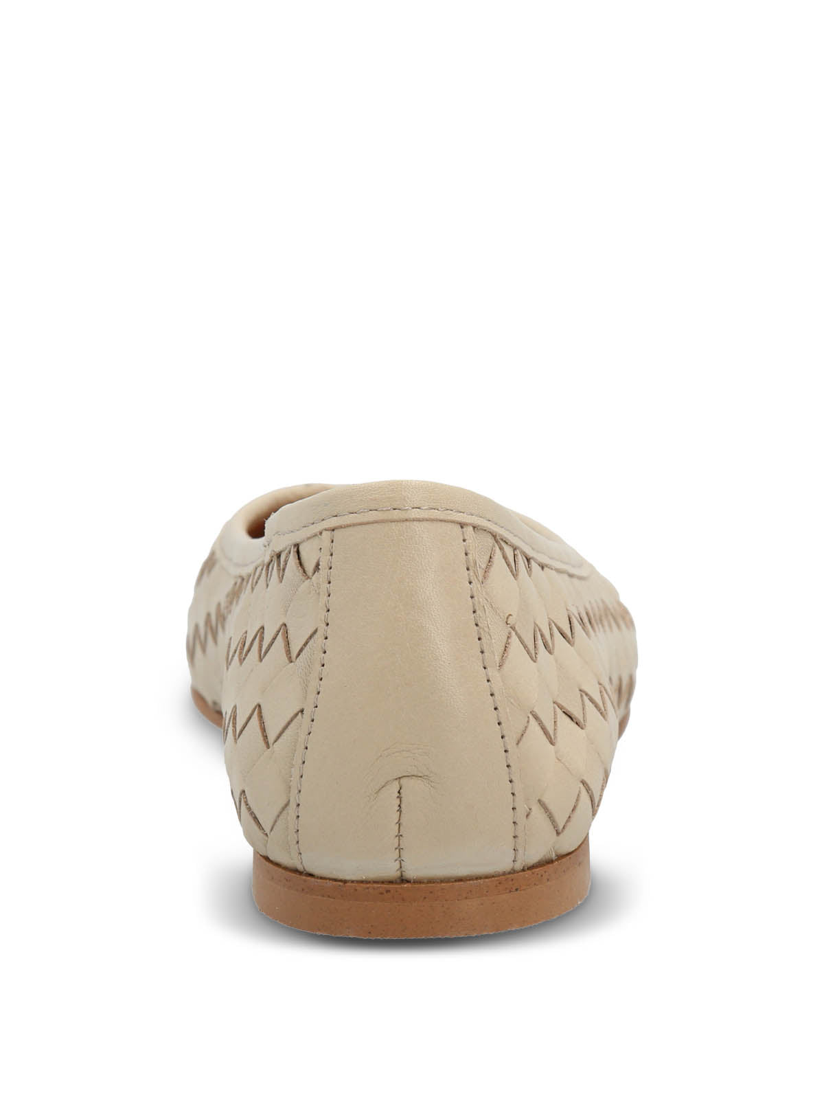 Ballerina Cuero Mujer Fabiola Beige Hush Puppies