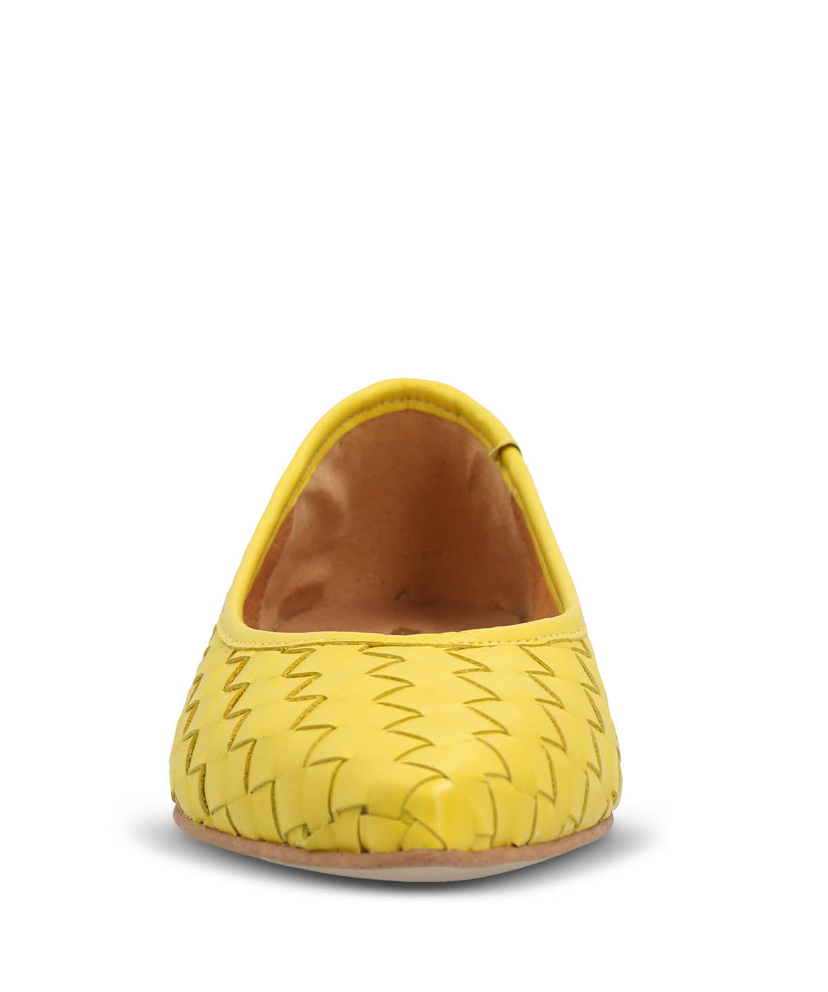 Ballerina Cuero Mujer Fabiola Amarilla Hush Puppies