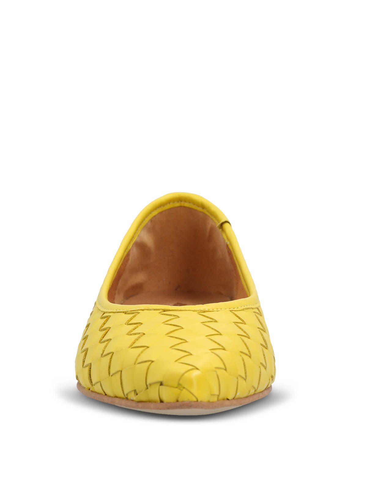 Ballerina Cuero Mujer Fabiola Amarilla Hush Puppies