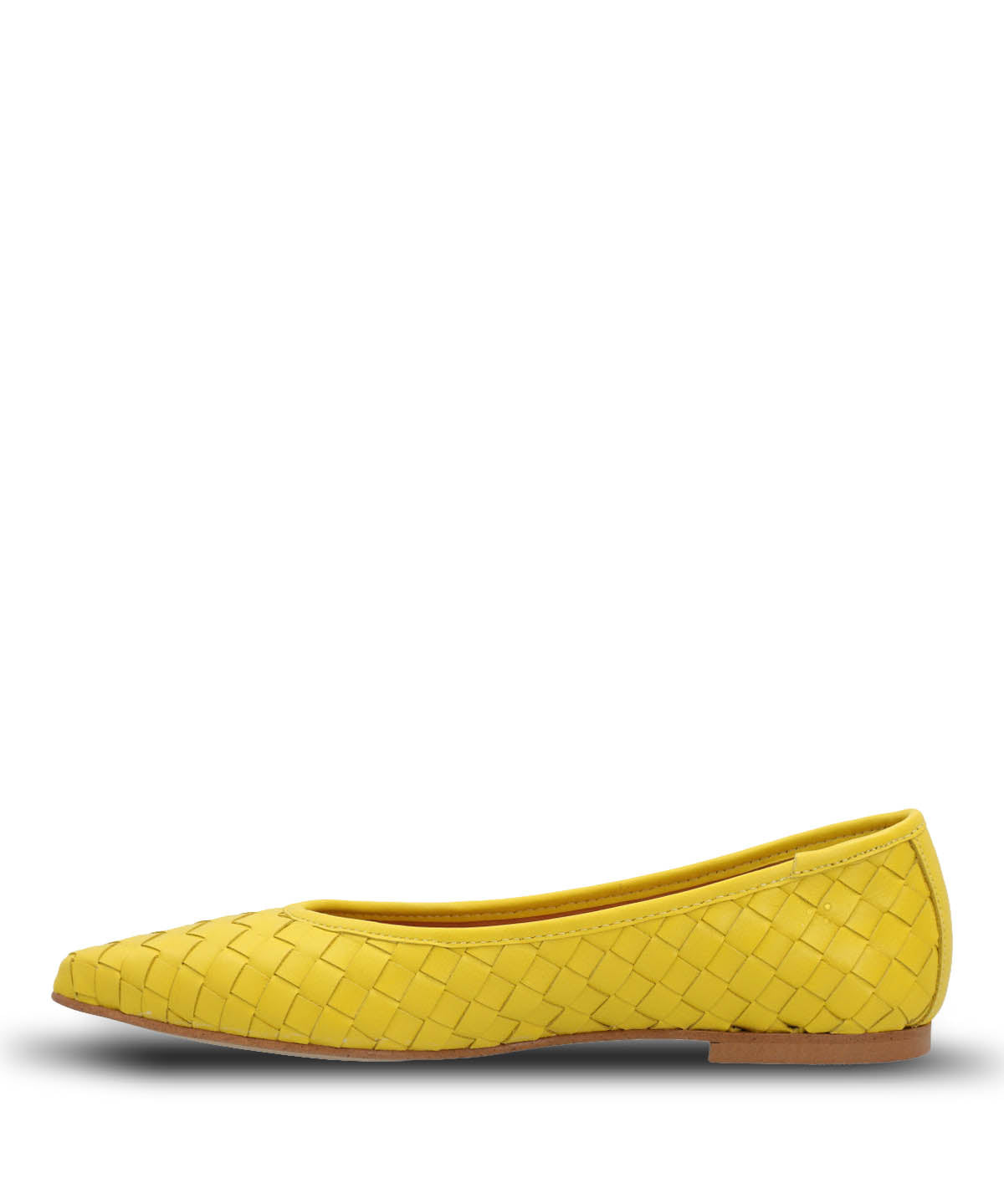 Ballerina Cuero Mujer Fabiola Amarilla Hush Puppies