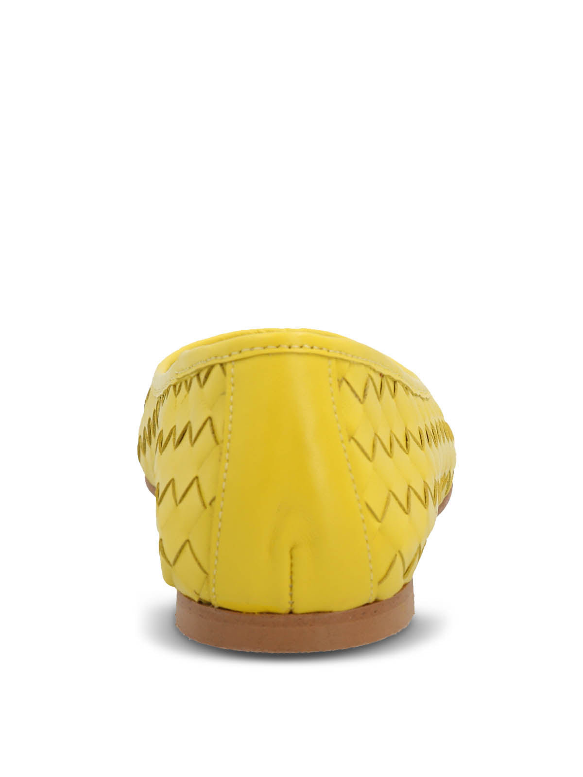 Ballerina Cuero Mujer Fabiola Amarilla Hush Puppies