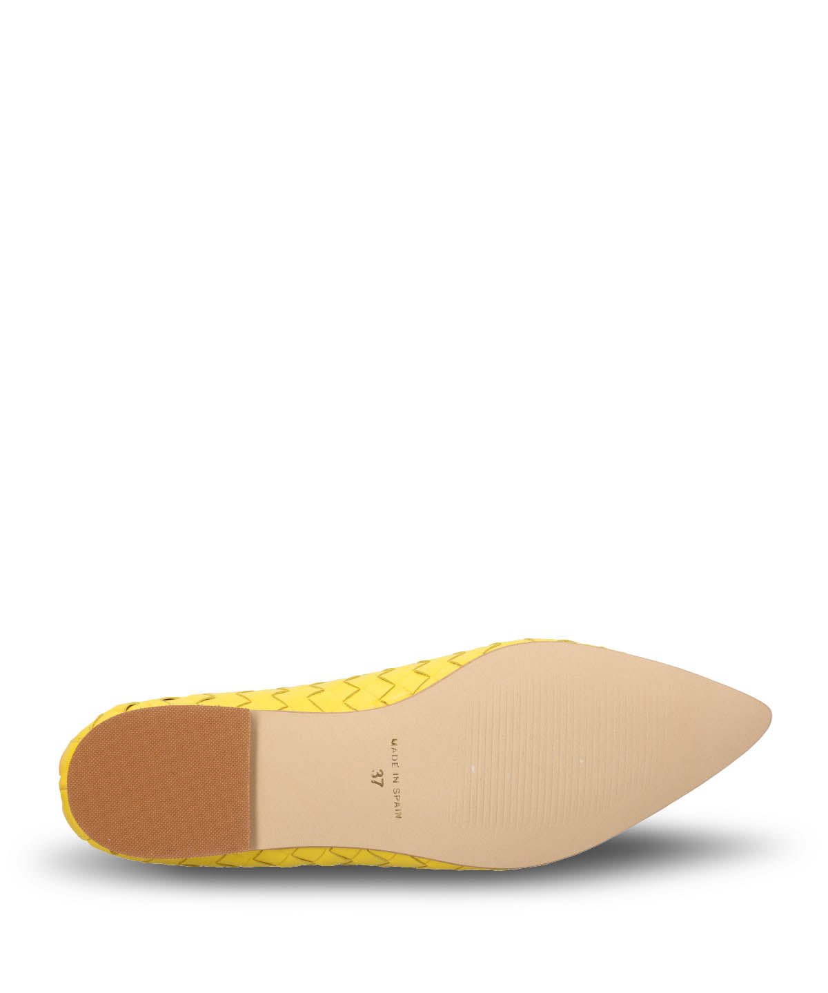 Ballerina Cuero Mujer Fabiola Amarilla Hush Puppies