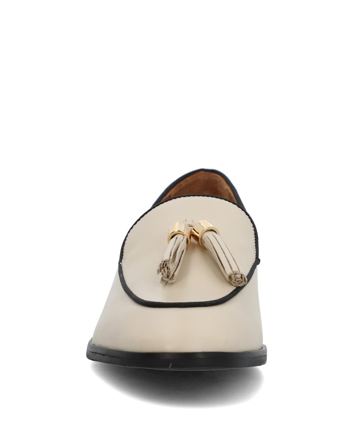 Mocasin Cuero Mujer Pomba Beige/Crudo