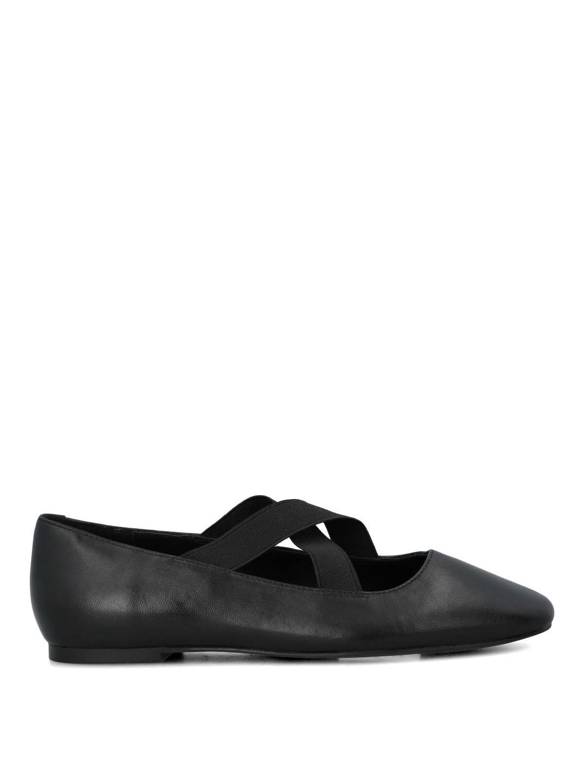 Ballerina Cuero Mujer Laving Negro