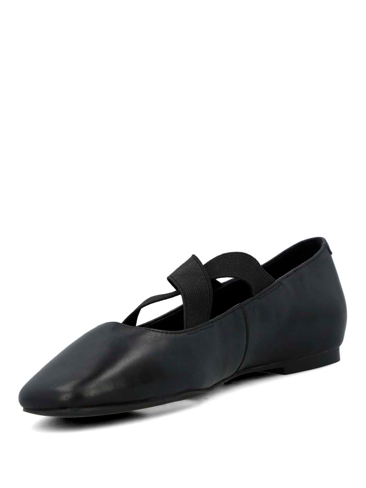 Ballerina Cuero Mujer Laving Negro