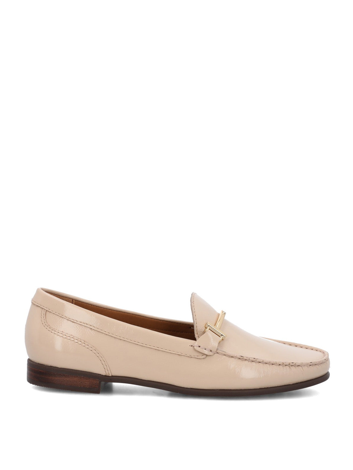 Mocasin Cuero Mujer Barta Beige/Crudo