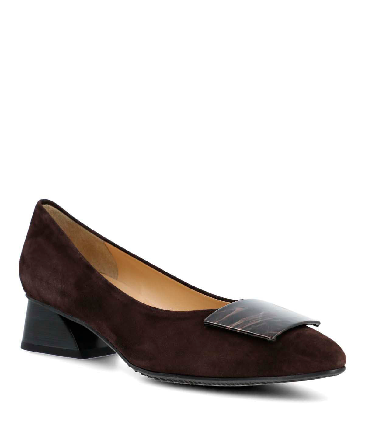 Zapato Brunate Cuero Mujer Corsa Café-Hush Puppies Chile