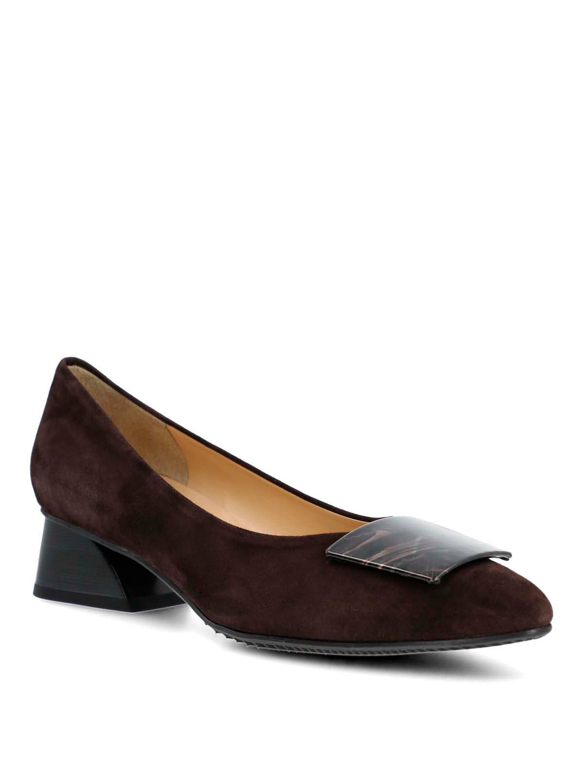 Zapato Brunate Cuero Mujer Corsa Café-Hush Puppies Chile