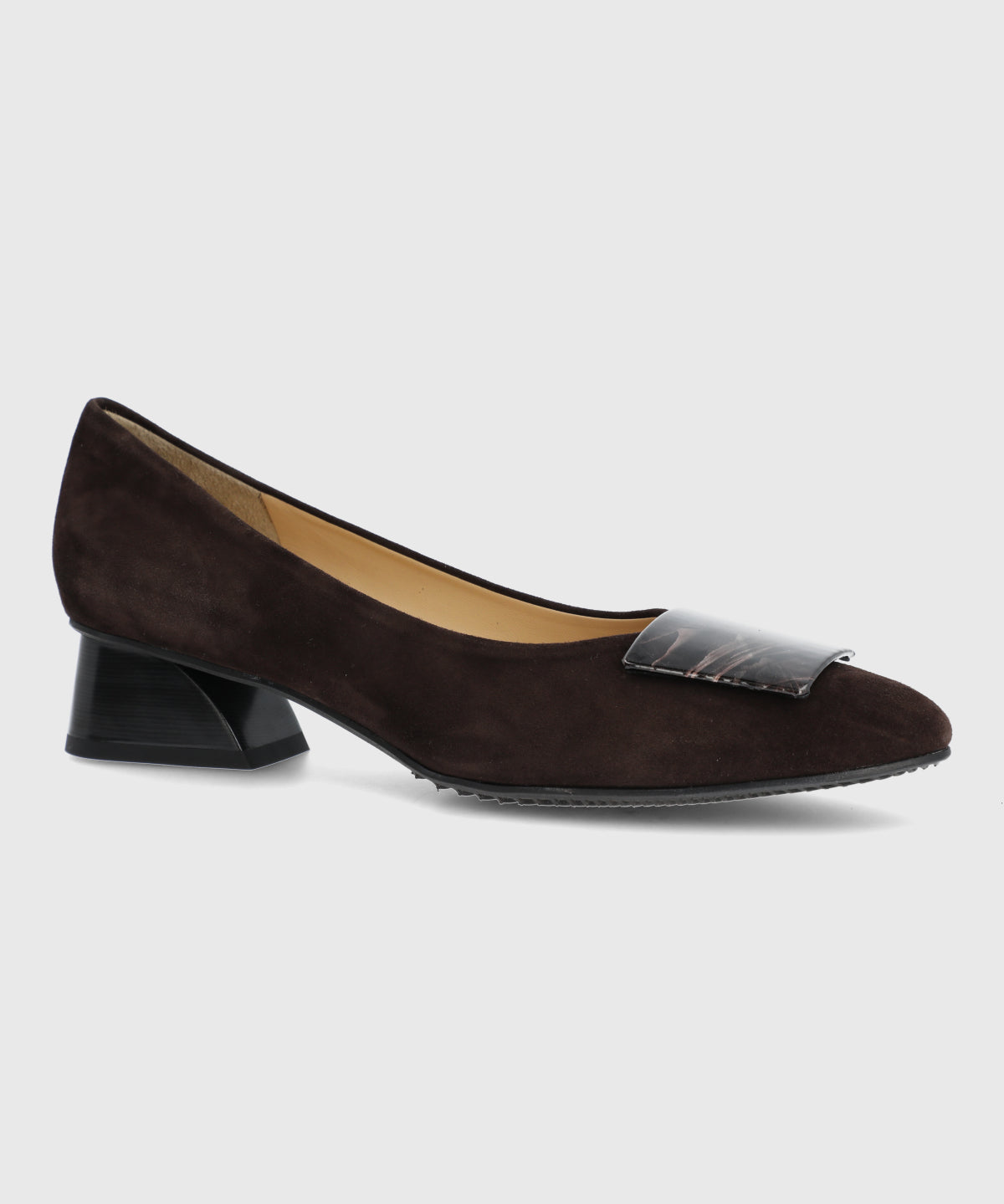 Zapato Brunate Cuero Mujer Corsa Café-Hush Puppies Chile