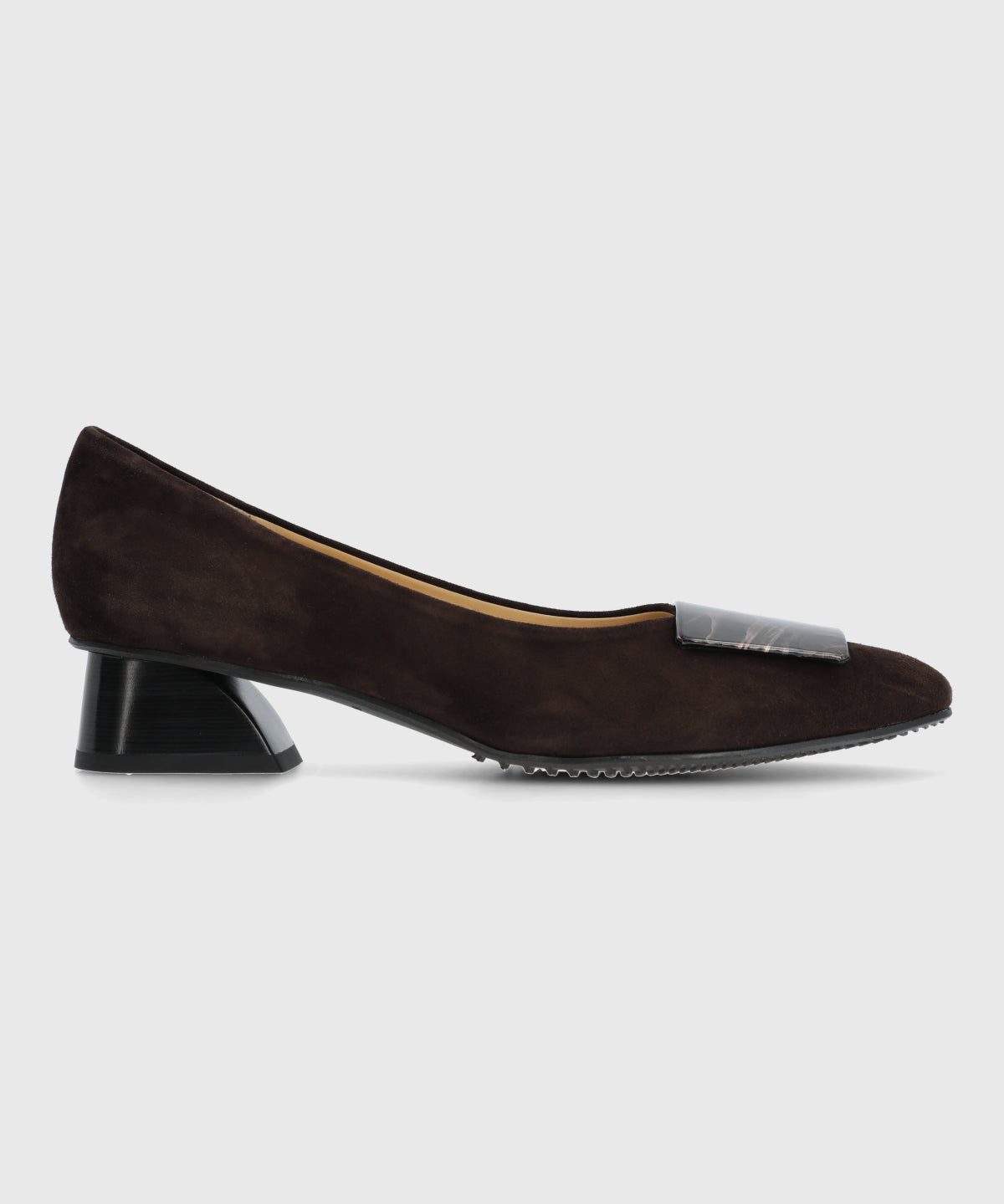 Zapato Brunate Cuero Mujer Corsa Café-Hush Puppies Chile