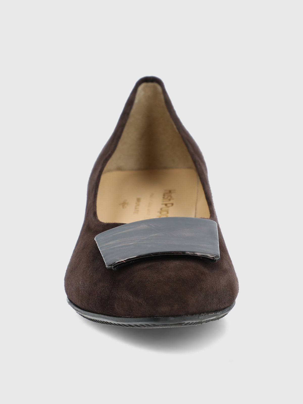 Zapato Brunate Cuero Mujer Corsa Café-Hush Puppies Chile