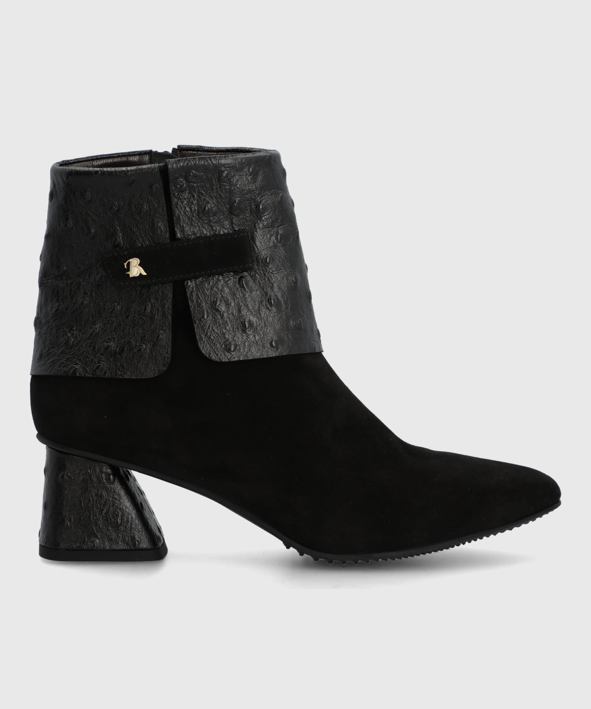 Botin Brunate Cuero Mujer Milazo Negro-Hush Puppies Chile