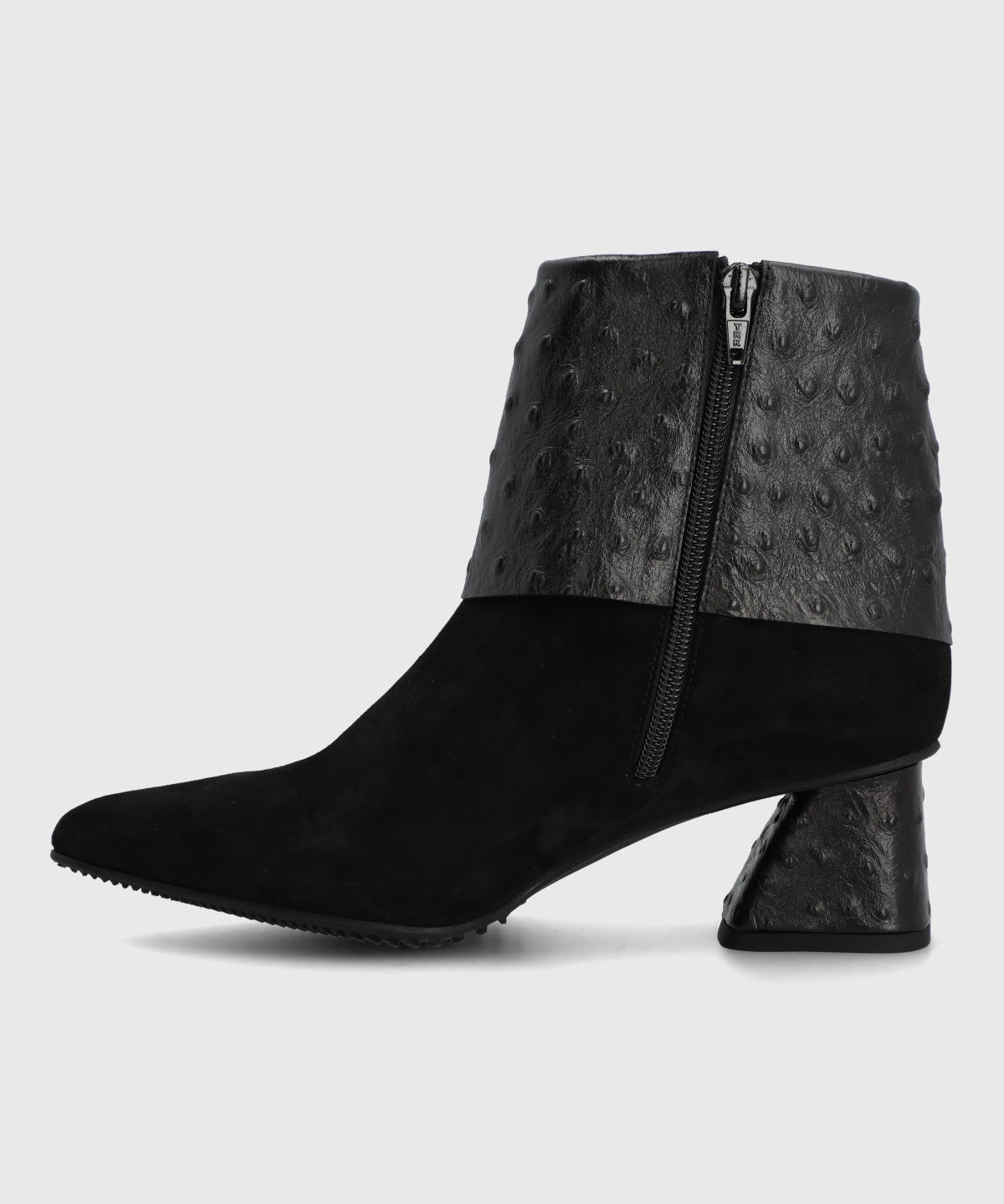 Botin Brunate Cuero Mujer Milazo Negro-Hush Puppies Chile