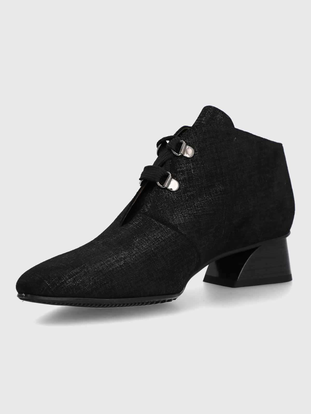 Zapato Brunate Cuero Mujer Treza Negro-Hush Puppies Chile