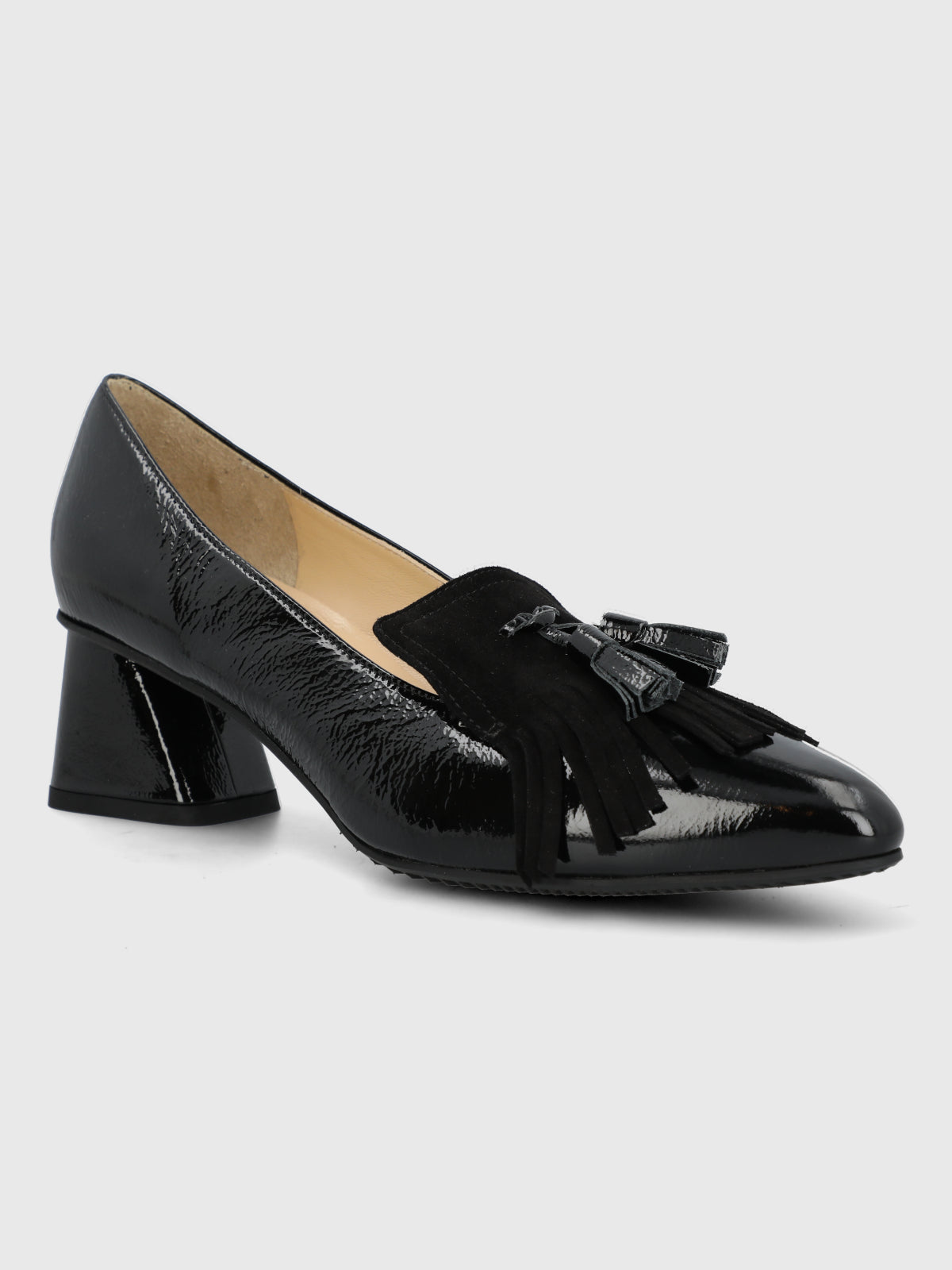 Zapato Brunate Cuero Mujer Vicola Negro-Hush Puppies Chile
