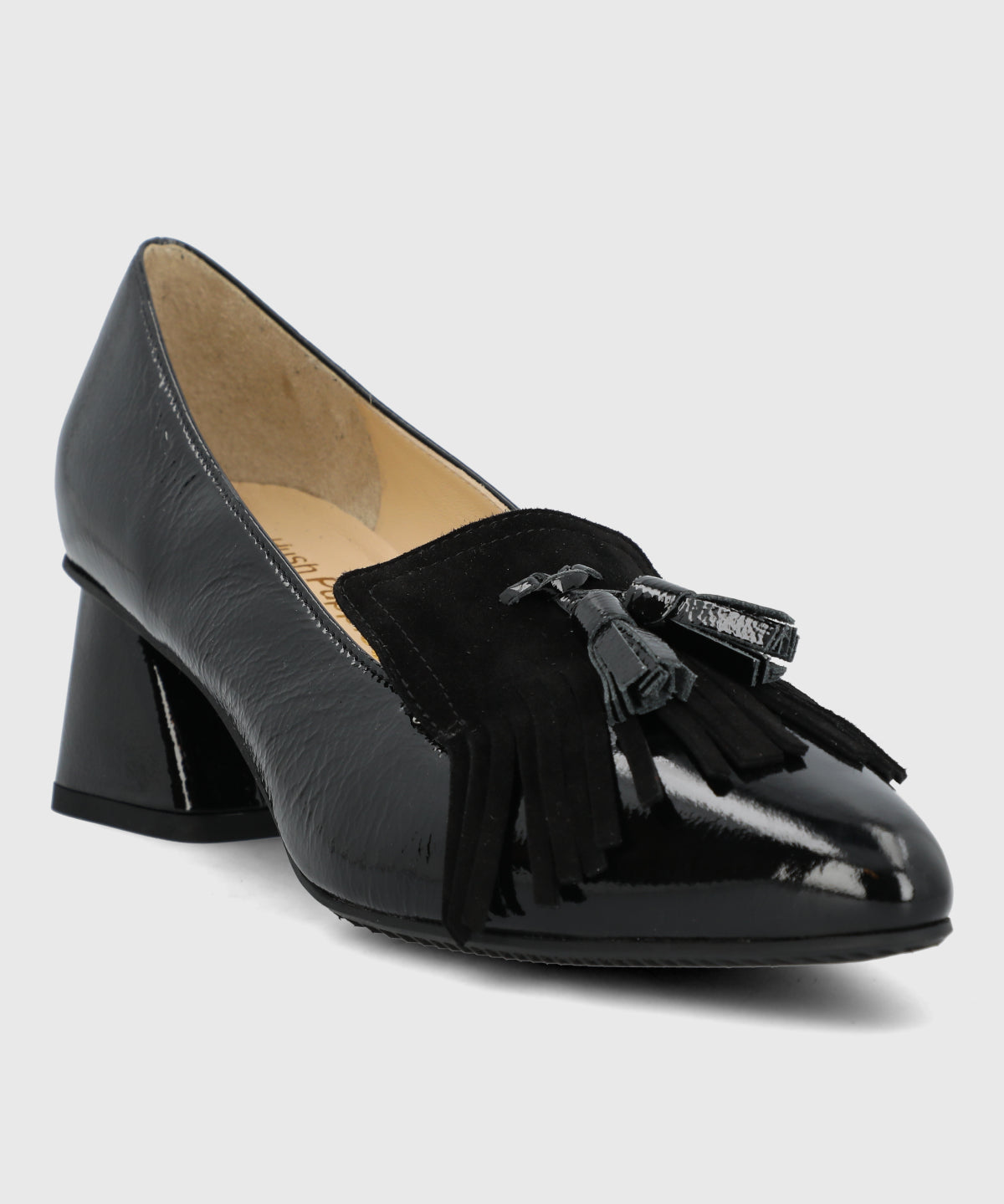 Zapato Brunate Cuero Mujer Vicola Negro-Hush Puppies Chile