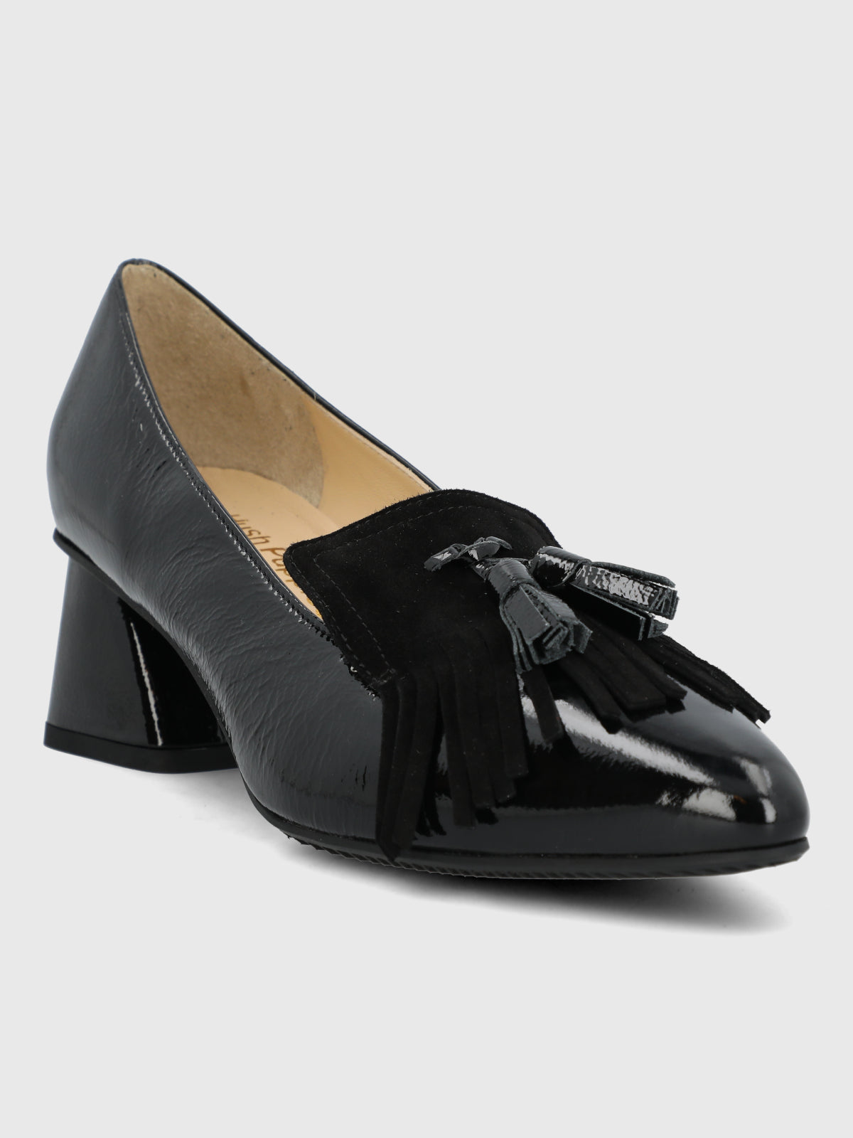 Zapato Brunate Cuero Mujer Vicola Negro-Hush Puppies Chile