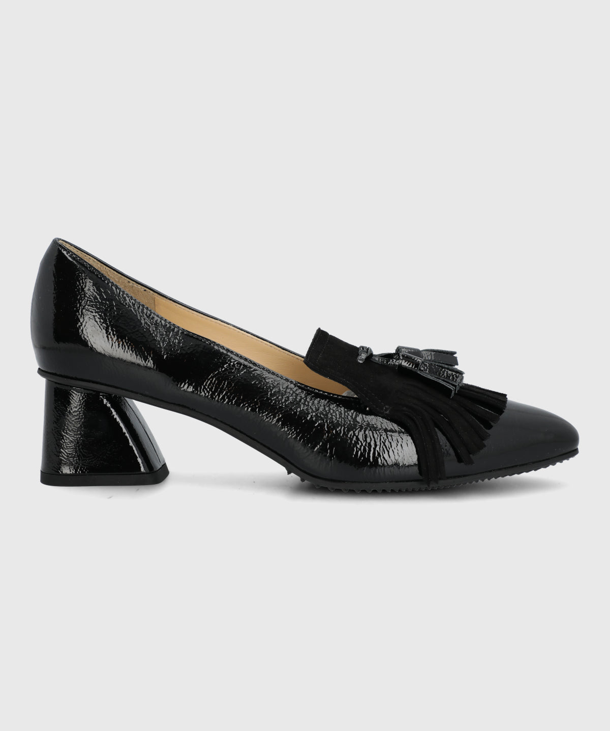 Zapato Brunate Cuero Mujer Vicola Negro-Hush Puppies Chile