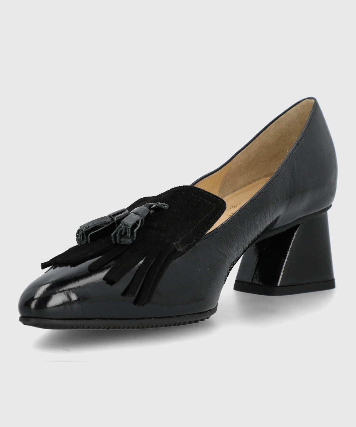 Zapato Brunate Cuero Mujer Vicola Negro-Hush Puppies Chile