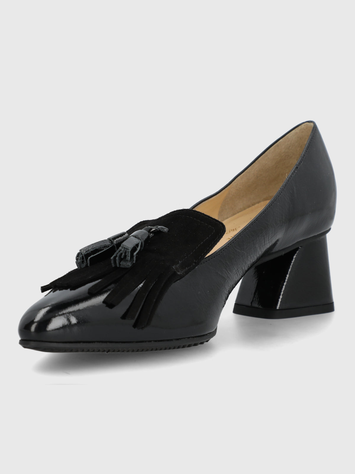 Zapato Brunate Cuero Mujer Vicola Negro-Hush Puppies Chile