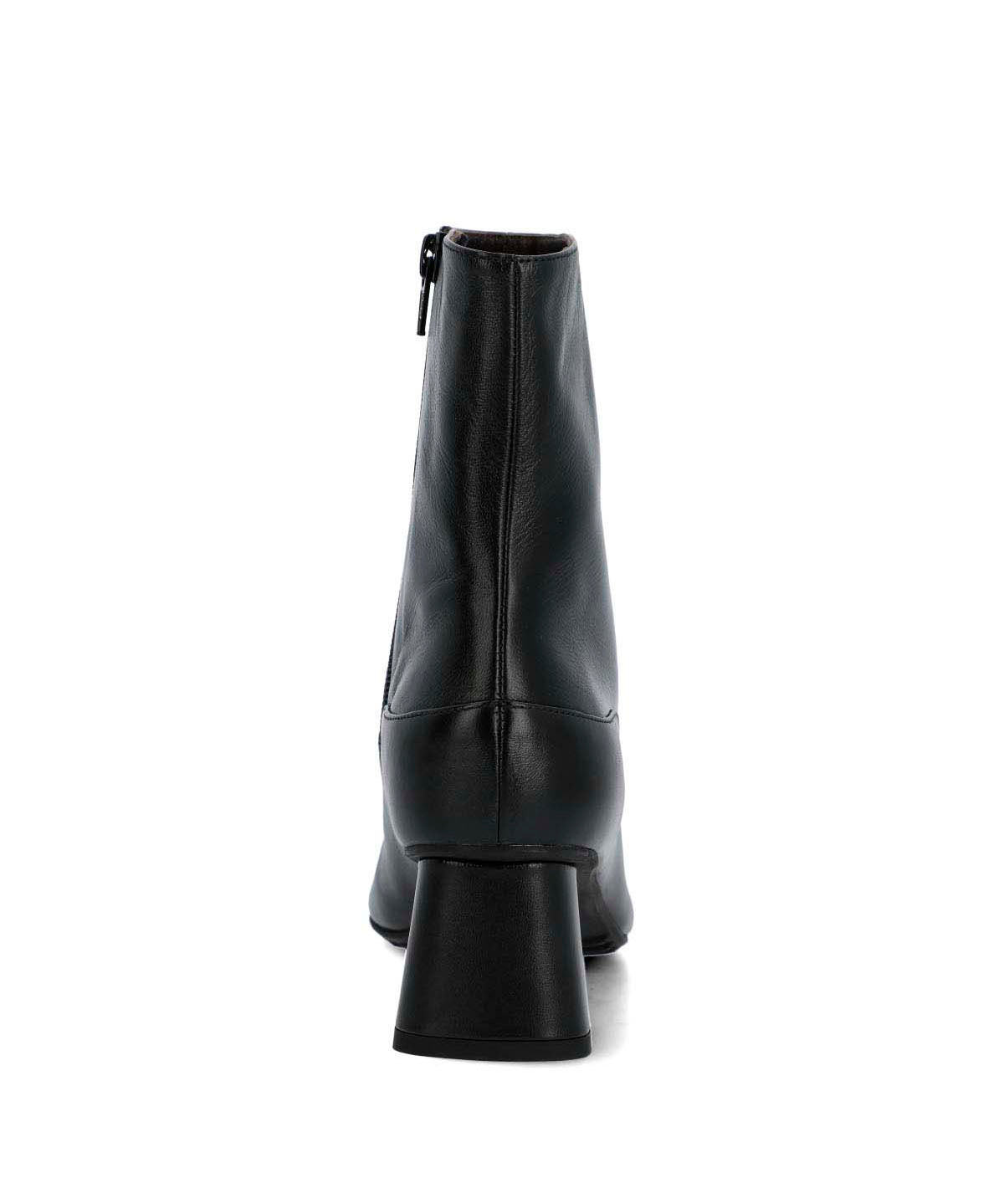 Botin Brunate Cuero Mujer Bertani Negro-Hush Puppies Chile