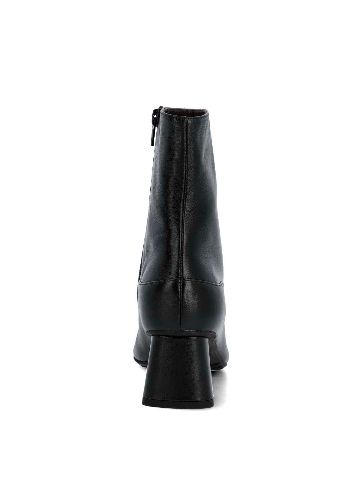 Botin Brunate Cuero Mujer Bertani Negro-Hush Puppies Chile