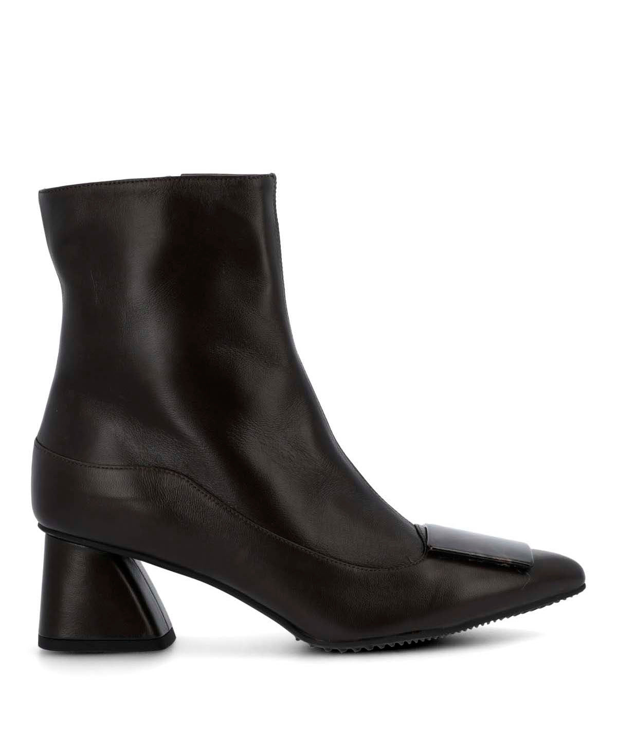 Botin Brunate Cuero Mujer Bertani Café-Hush Puppies Chile