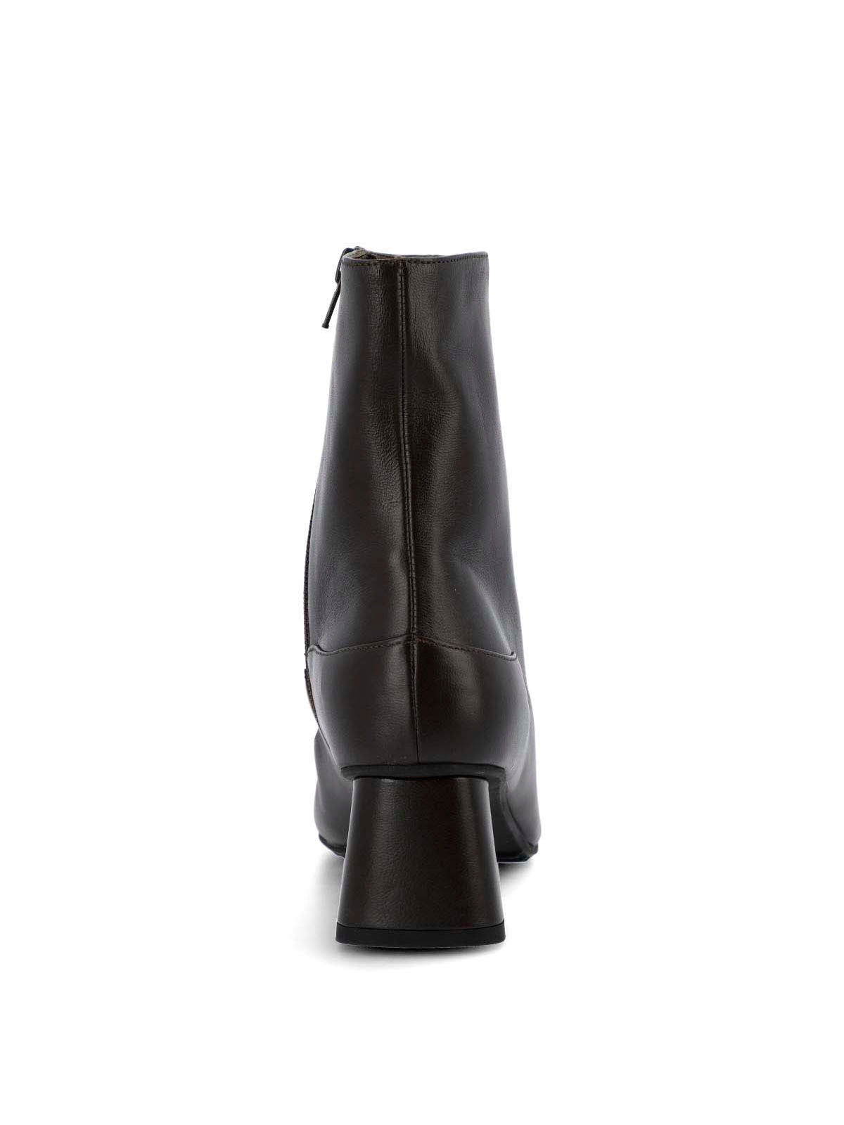 Botin Brunate Cuero Mujer Bertani Café-Hush Puppies Chile