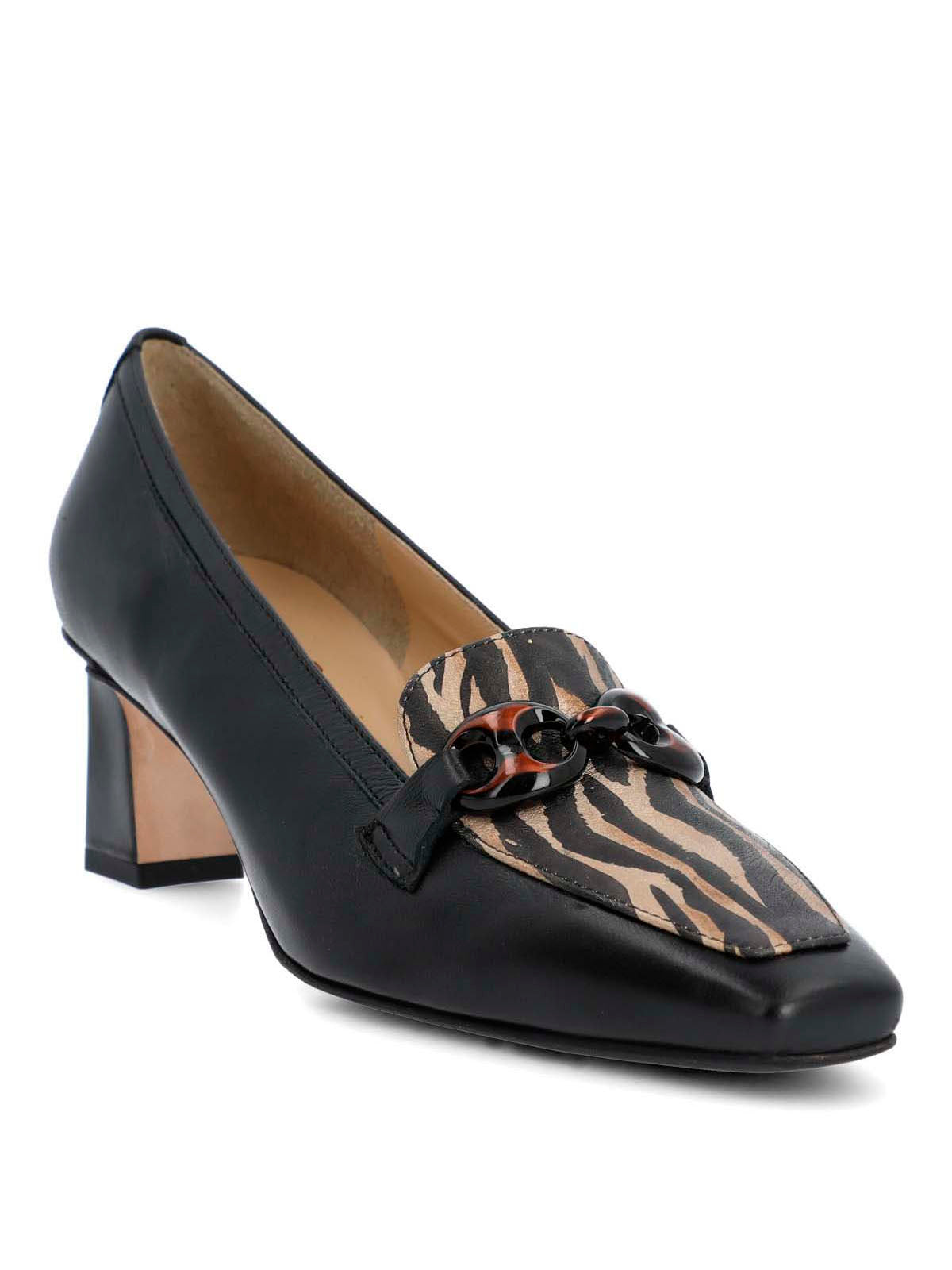 Zapato Brunate Cuero Mujer Dogana Negro-Hush Puppies Chile
