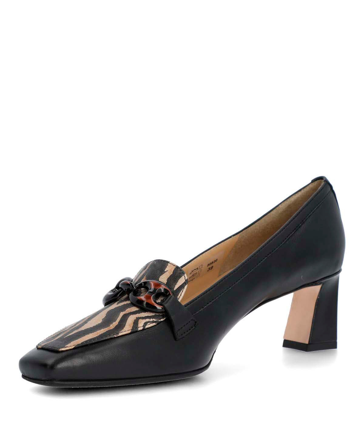 Zapato Brunate Cuero Mujer Dogana Negro-Hush Puppies Chile
