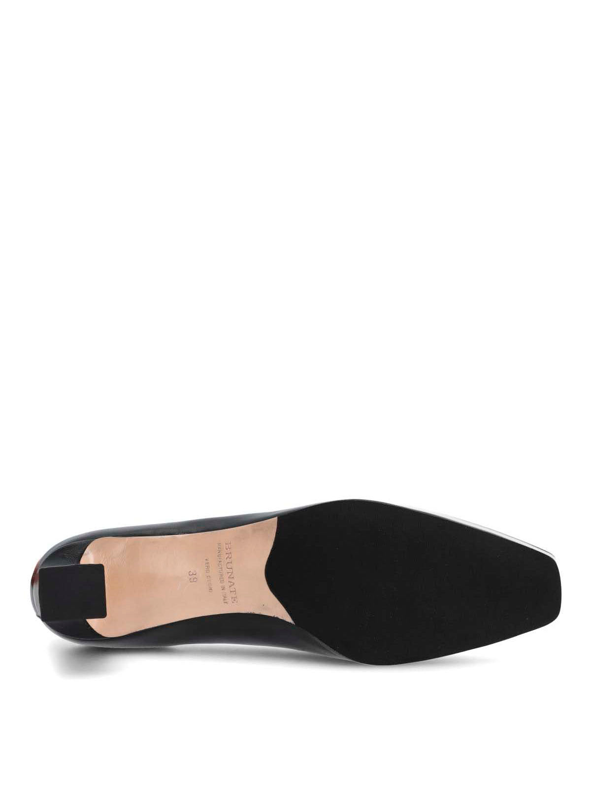 Zapato Brunate Cuero Mujer Dogana Negro-Hush Puppies Chile