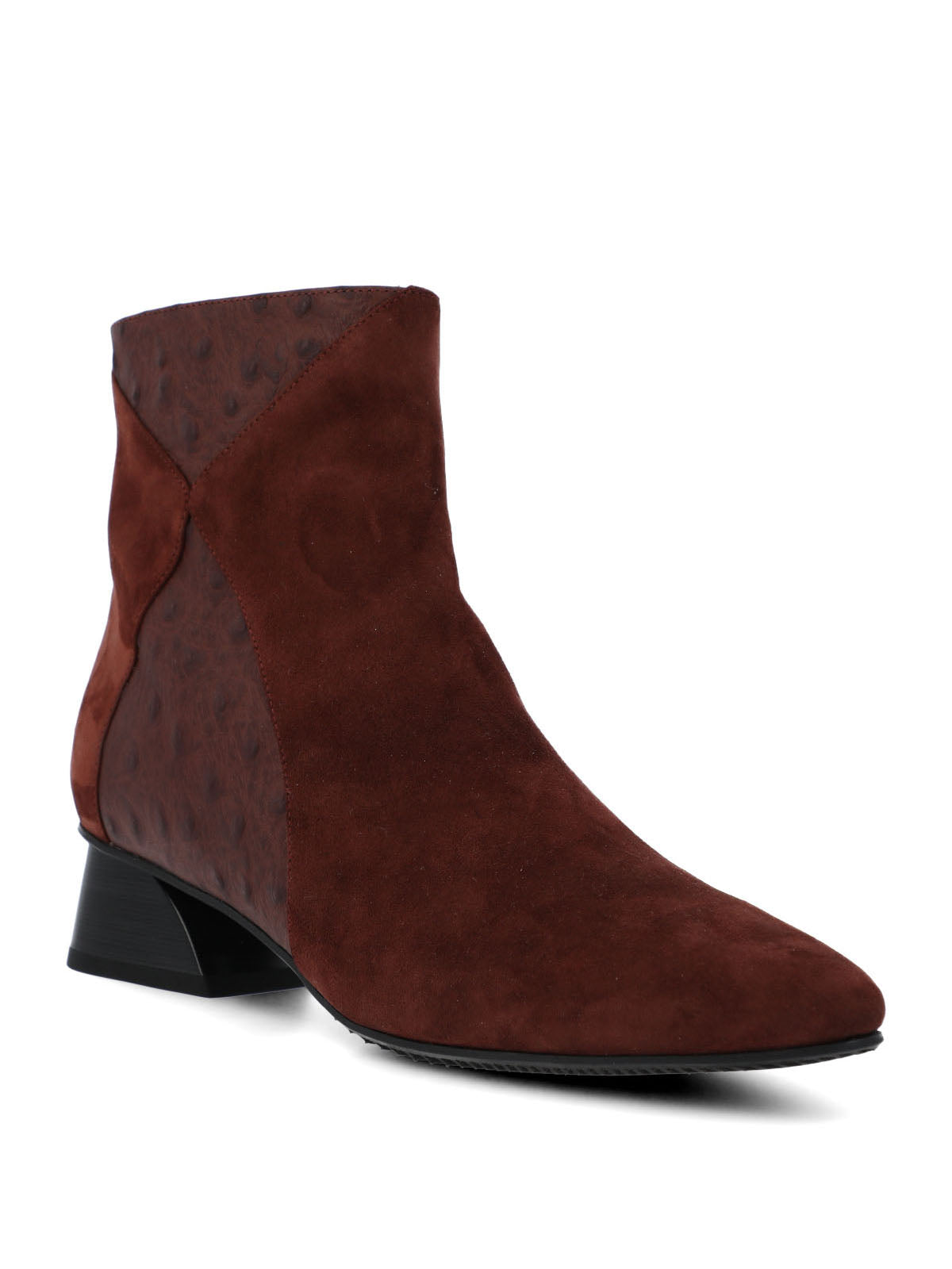 Botin Brunate Cuero Mujer Pinedo Burdeo-Hush Puppies Chile
