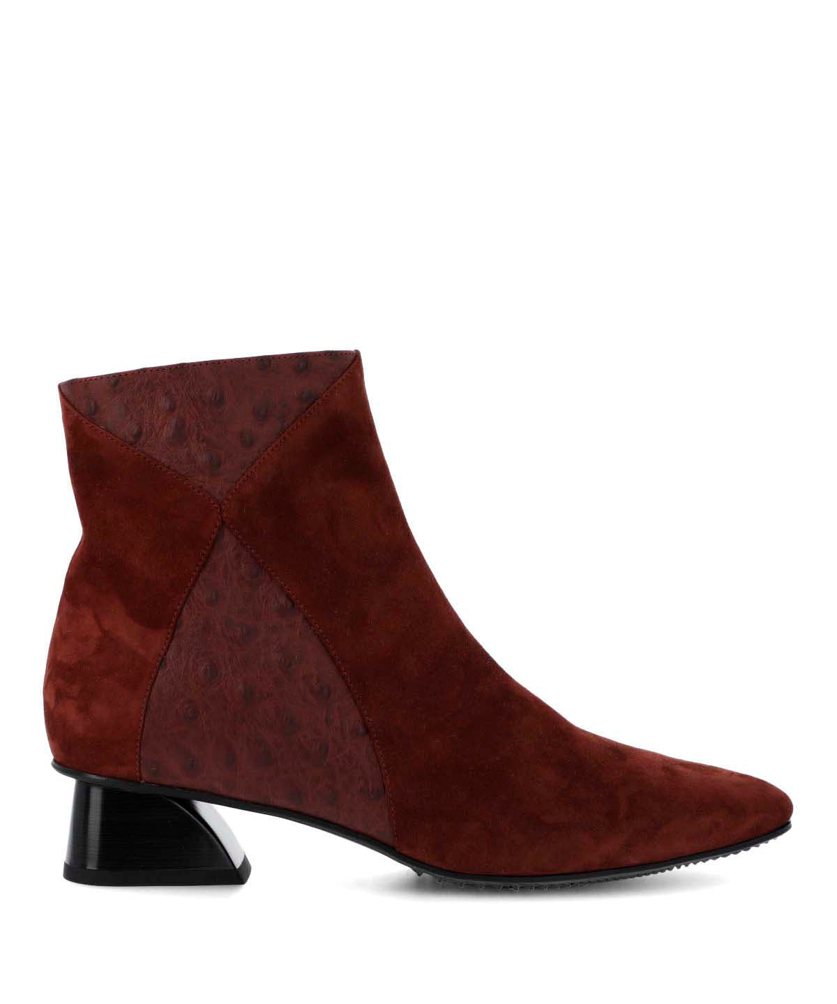 Botin Brunate Cuero Mujer Pinedo Burdeo-Hush Puppies Chile